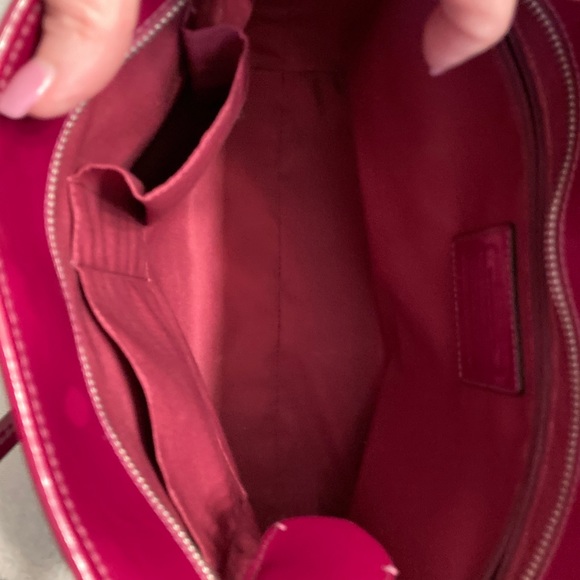 Coach Patent Leather Monogrammed “C” Tote Bag - Picture 8 of 12